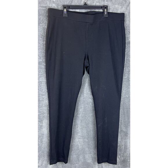 a.n.a Pants - ANA a New Approach Pants Woman’s Black Size XL Pull On Stretchable Slim Leg